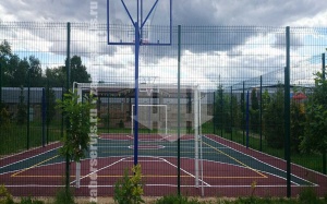 3D заборы зеленый для спортивной площадки 80 метров