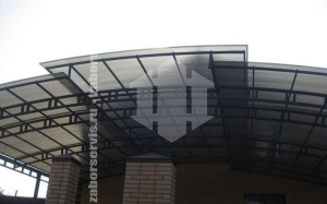 Двухуровневый навес пример 3