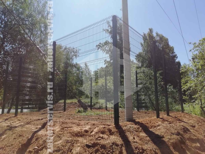 3D заборы зеленый  50 метров 4мм