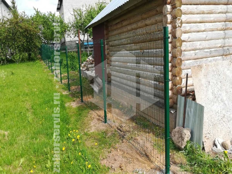 3D заборы 126 метров 5мм пример 1 4мм