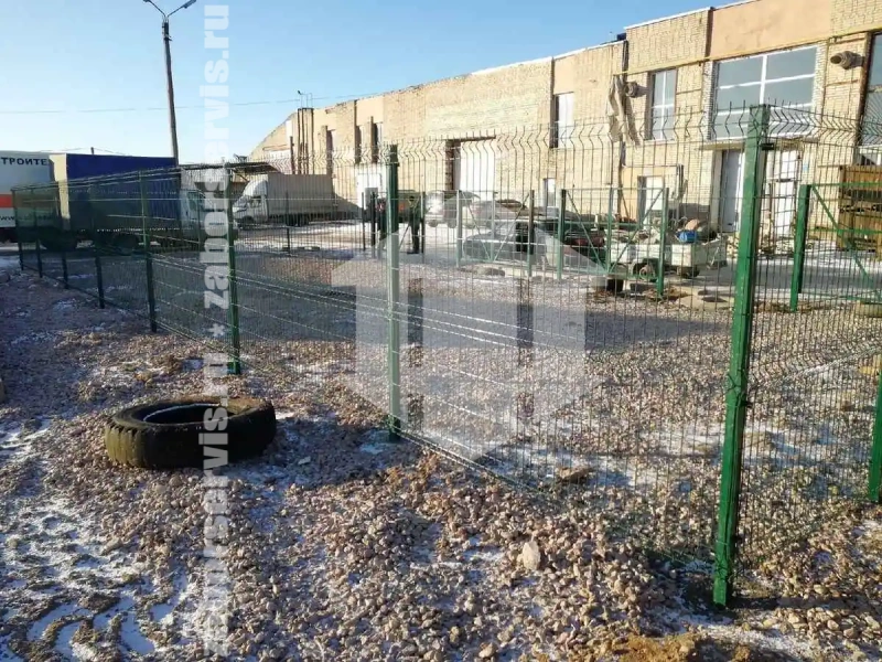 Забор из сетки гиттер 94 метра