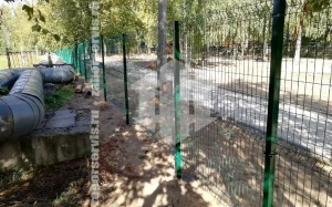 Секционный 3D забор 90 метров