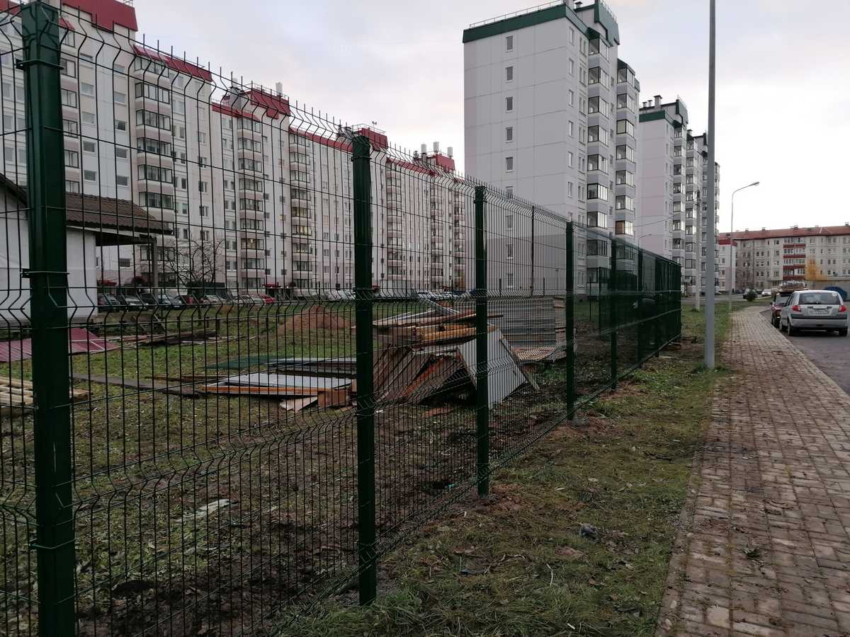 3D забор 126 метров 4мм пример 1