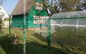 Забор из сетки рабицы в натяг секционный 6 соток
