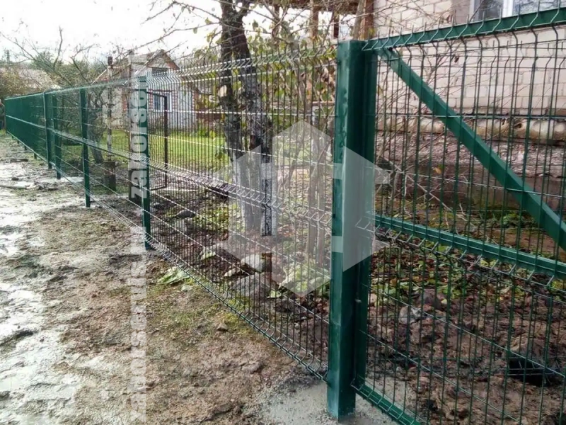 Секционный 3D забор 80 метров