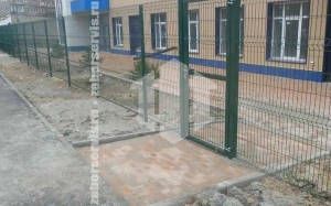 3D заборы для школы 60 метров высота 1,8м