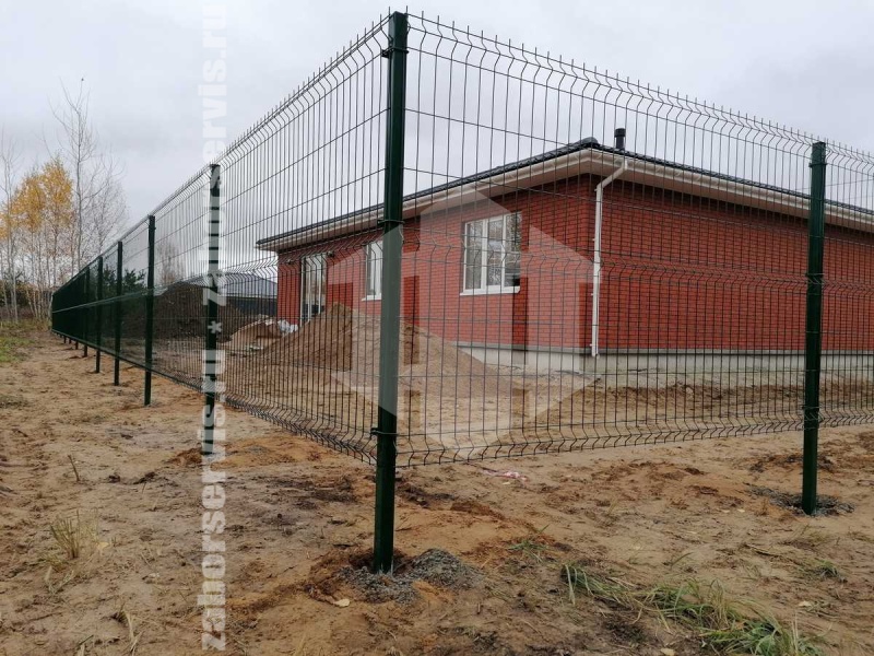3D заборы для частного дома 12 соток 6мм