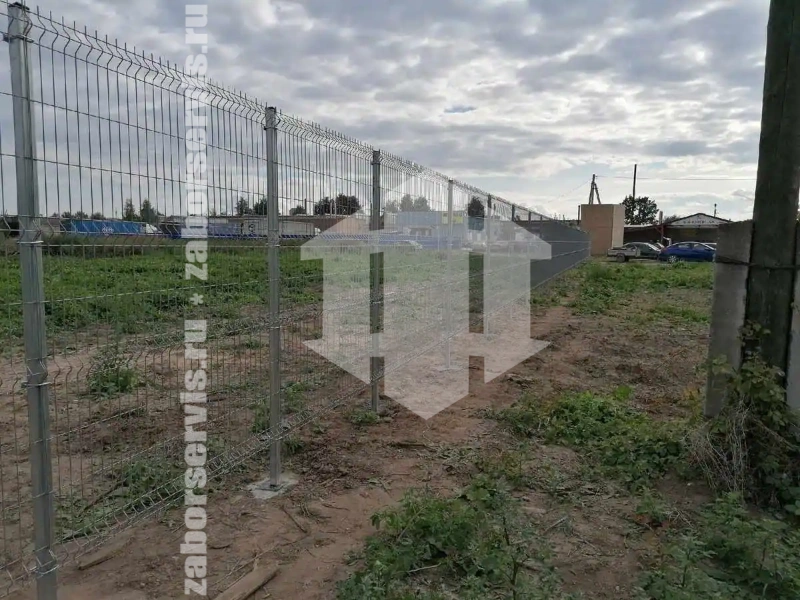 3Д оцинкованный забор 100 метров