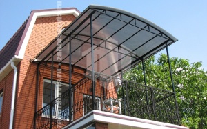 Навес арочный работа 11